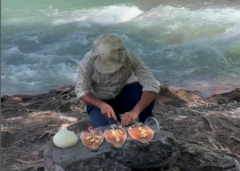 La “trucha a la masa” un plato viral que se gestó a la orilla del Río Atuel