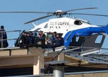 Helicóptero sanitario trasladó un paciente de Mendoza a San Rafael