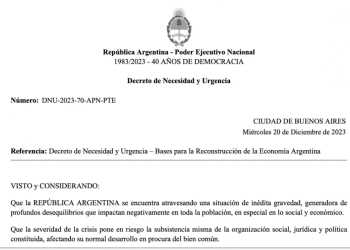 Propuesta para que no se pueda gobernar por DNU: buscan mayor control institucional