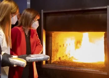 Bullrich encabezó la quema de casi 800 kilos de cocaína en Neuquén