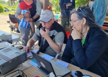 El Radioclub se sumó a las “Jornadas Ferroviarias” desde la vieja estación de Salto de las Rosas