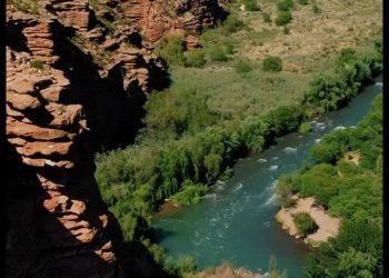 Salvó su vida de milagro, se hizo “influencer” y quedó enamorado de los paisajes del Cañón del Atuel