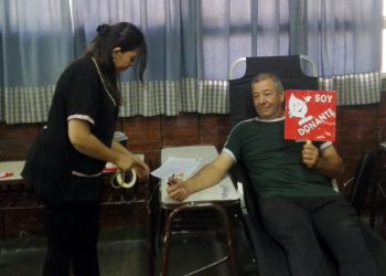 Jornada de donación voluntaria de sangre en el Club de Leones