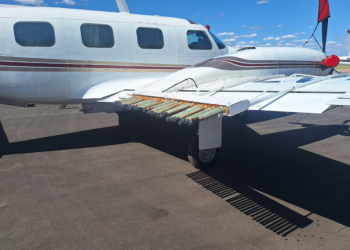 Aviones de la lucha operan contra tormentas graniceras en San Rafael