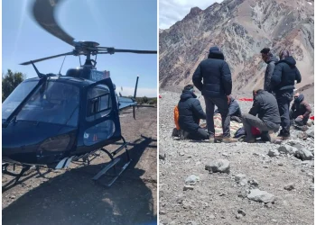 Primera evacuación de la temporada en el Aconcagua: un trabajador se descompensó en Plaza de Mulas