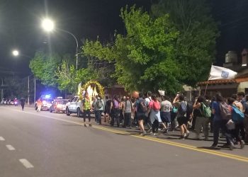 Noche de fe: se lleva a cabo una nueva edición de la Peregrinación a la Virgen de Valle Grande
