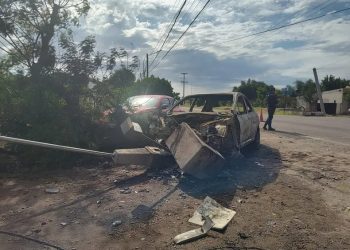 Alvear: manejaban borrachos, chocaron y provocaron un incendio