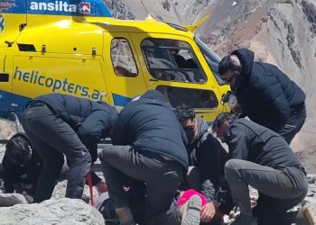 Sigue grave el sanrafaelino que trabajaba en el Aconcagua y debió ser rescatado