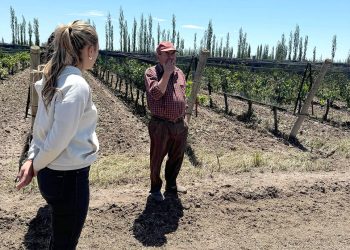 Sol Indiveri visitó fincas y productores afectados tras la fuerte tormenta granicera