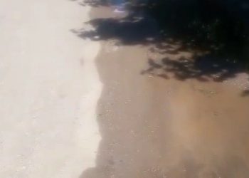 Reclamo en Pueblo Diamante por una pérdida de agua persistente que Aysam no soluciona