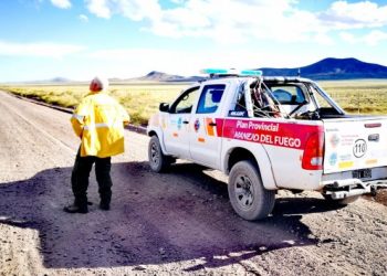 Repararon la antena repetidora del Cerro Nevado que había sido afectada por una tormenta