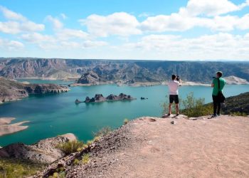 Son alemanes, recorrieron toda Argentina y eligieron Cañón del Atuel como uno de los sitios más bellos del país
