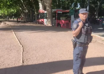 Un colectivo chocó contra un árbol en el Parque San Martín: un muerto