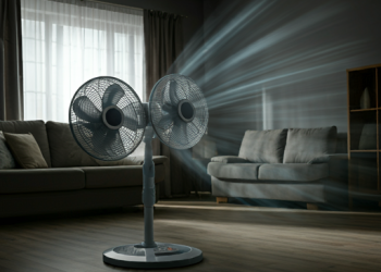 El truco de un especialista para que el ventilador refresque el cuarto por las noches para dormir