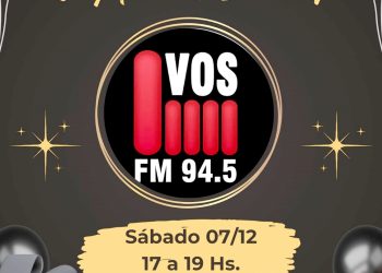 Fm Vos 94.5 festeja su 8° aniversario con una fiesta de premios: el sábado programa especial con el sorteo de nuestros auspiciantes