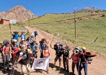 Integrantes del Club Andino Sosneado llevaron adelante una expedición a Vallecitos