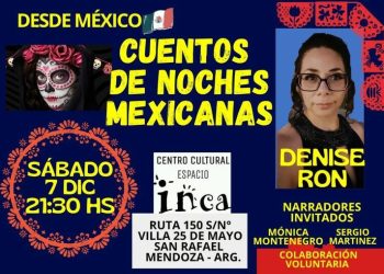 En la Villa 25 de Mayo: contarán “Cuentos de noches mexicanas” en el centro cultural Espacio Inca