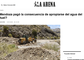 La Pampa aprovechó la histórica crecida del Atuel para “pegarle” a Mendoza