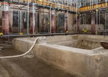 Hallan en Pompeya uno de los complejos termales de mayor tamaño jamás encontrados