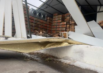 Real del Padre: destrozos significativos en el frigorífico “Romanel”