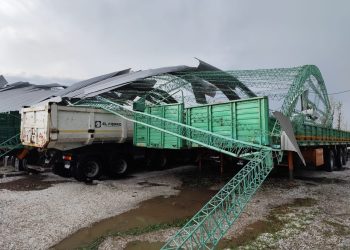 Fuertísima tormenta granicera afectó severamente al Este sanrafaelino