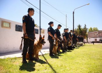 El cuerpo de canes de San Rafael es el segundo más grande de Mendoza