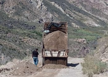 Cañón del Atuel: se trabaja arduamente para recuperar la ruta tras el temporal