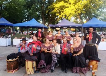 El grupo Municipal de Danzas Folclóricas de San Rafael participó de un evento solidario en Chile