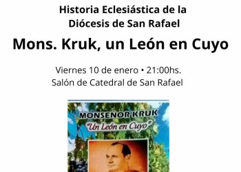 El escritor Sergio D´Onofrio presentará dos libros con la historia de la Diócesis de San Rafael