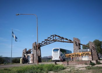 Autoridades provinciales recorrieron la ruta del Cañón del Atuel luego del temporal