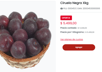 Duraznos y Ciruelas de San Rafael: Hasta un 300% más caros en comercios porteños