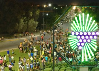 San Rafael entre las más de 40 proyecciones simultáneas del filme “Historia del Agua de Mendoza”