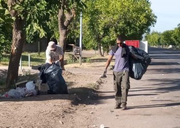 Intenso operativo municipal de limpieza tras el show de La Renga