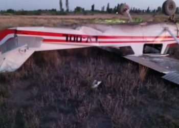 Cayó avioneta en San Rafael y sus dos ocupantes sufrieron lesiones