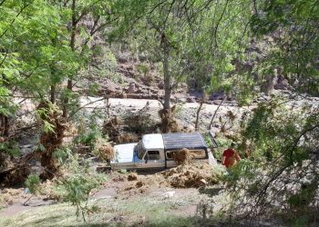 Crecida del Atuel: casi un mes después continúa la odisea de un sanrafaelino para recuperar su camioneta arrastrada por el río