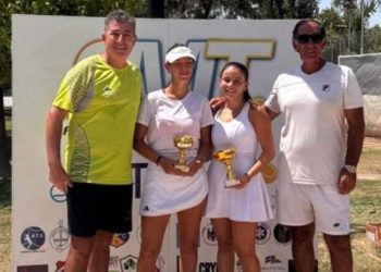 Tenistas locales jugaron el Torneo Abierto en la capital provincial