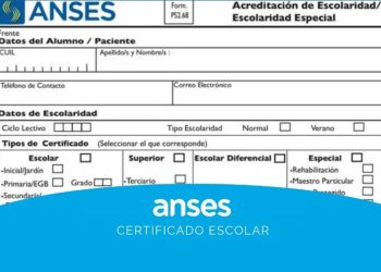 Cómo presentar el certificado de escolaridad para cobrar la asignación anual
