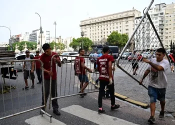 Antes de su discurso en el Congreso, el presidente concurrió a Casa Rosada