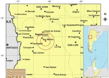 Tembló en Mendoza en las últimas horas del lunes