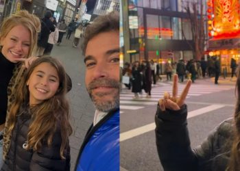Nicolás Cabré viajó a Tokio con su pareja y su hija: imágenes románticas y la tierna relación con Rufina