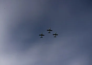 ¿Viste los aviones? La razón por la que los Pampas pasaron sobre plena capital de Mendoza