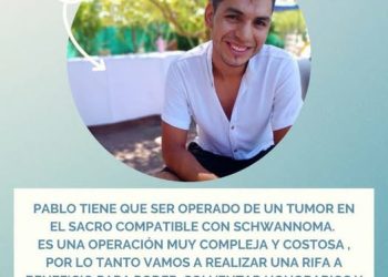 Invitan a participar de una rifa: sanrafaelino necesita una compleja y costosa cirugía