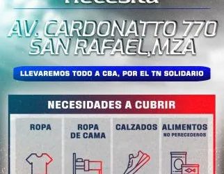 Bahía Blanca: Gonzalo Antolín y su familia iniciaron una campaña y pide el acompañamiento de los sanrafaelinos