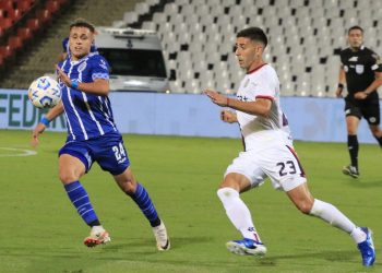 Gastón Hernández jugó de titular en el empate de San Lorenzo