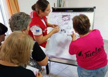 Cruz Roja: promueven el envejecimiento saludable con actividades integrales para adultos mayores