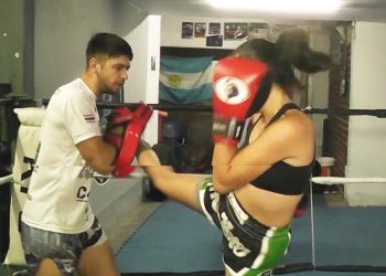 La kickboxer sanrafaelina Pilar Gutiérrez busca sponsors para competir en un torneo en Córdoba