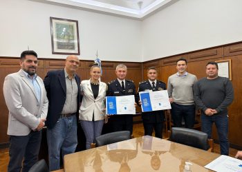 El Concejo Deliberante distinguió su aporte a la comunidad y el trabajo destacado de la delegación San Rafael de la Policía Federal