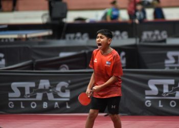 Medallas de bronce para Gianni Piruzi en el Sudamericano de tenis de mesa