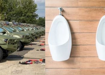 Permutan camionetas del Ejército a cambio de inodoros, bidets, griferías y cerámicos 