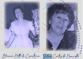 Huellas Creativas: Homenaje en el Día de la Mujer a Selva Cortés de Nunciato y Blanca Notti de Cuartara